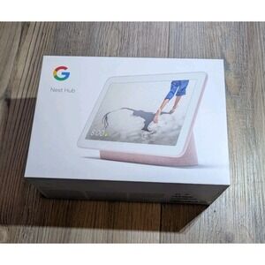 EMPTY BOX ONLY Google Nest Hub Display (2nd Gen) Google Assistant, Pink